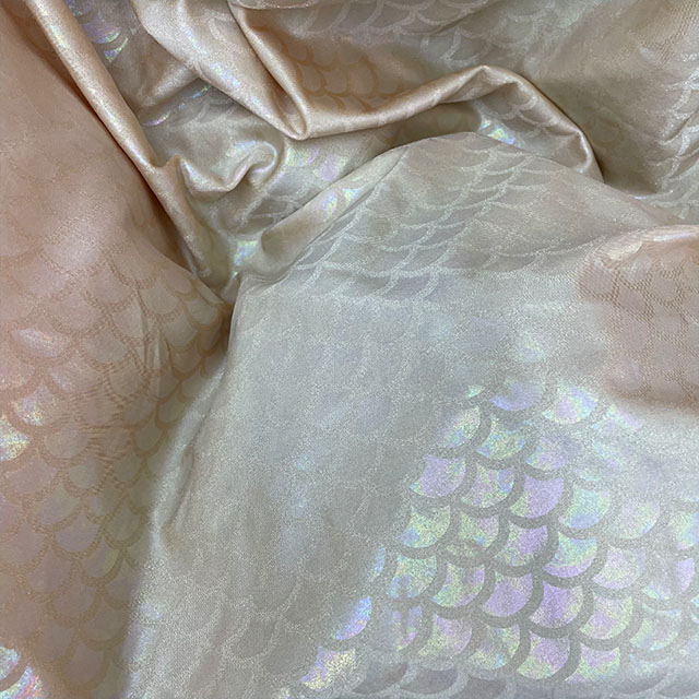 Licra Holograma Escamas Tornasol