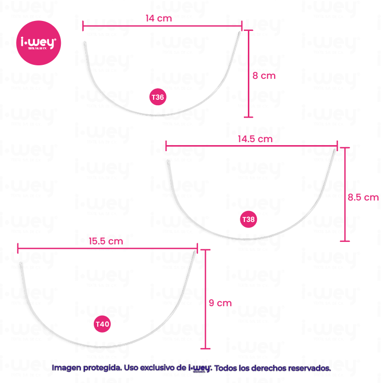 Varilla de Metal Media Copa