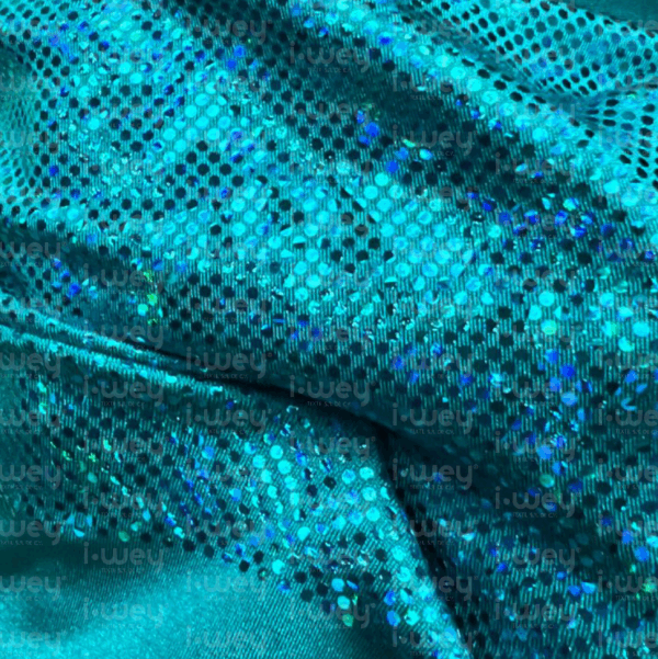 Licra Holograma Disco Tornasol