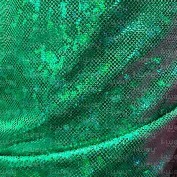 Licra Holograma Disco Tornasol