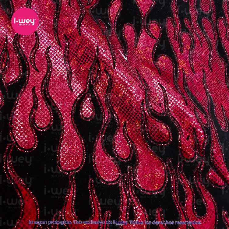 Licra Holograma Flaming Hot