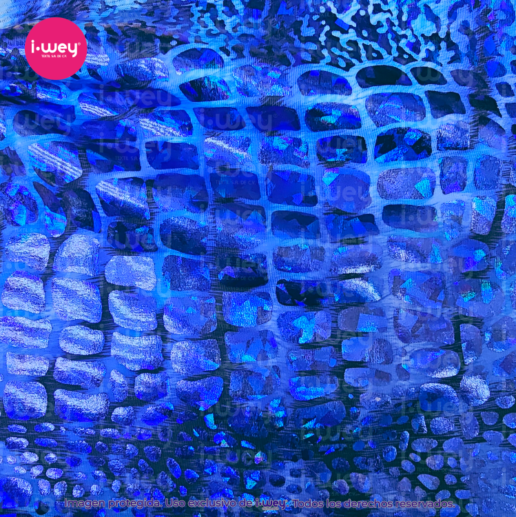 Licra Holograma Reptil