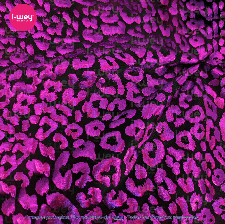 Licra Holograma Animal Print