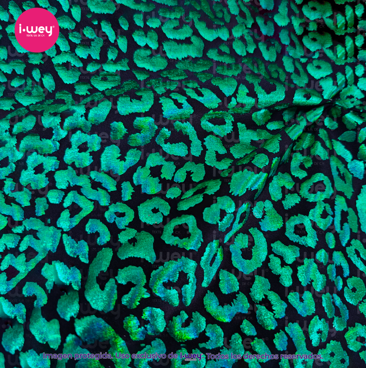 Licra Holograma Animal Print