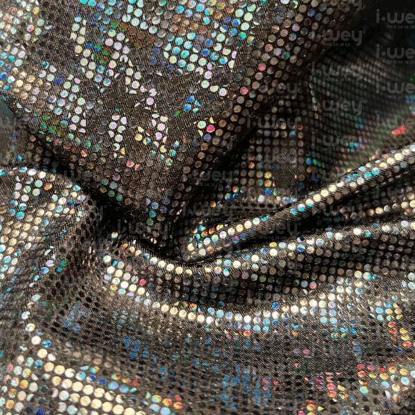 Licra Holograma Disco Tornasol
