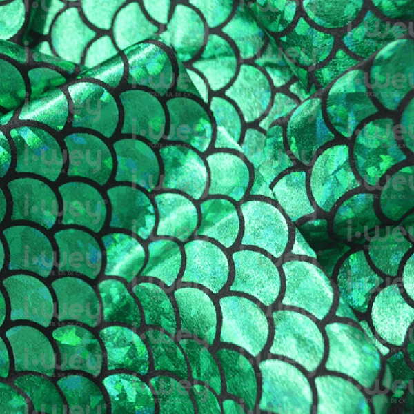 Licra Holograma Escamas Grandes
