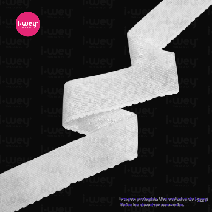 Encaje Elástico con Silicón #101