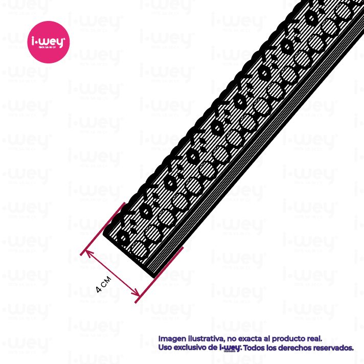 Encaje Elástico con Silicón #101