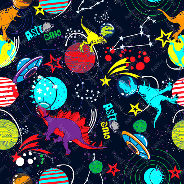 Estampado Spacesaurus