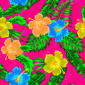 Estampado Hibis Pink