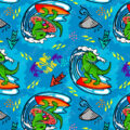 Estampado Dino Wave