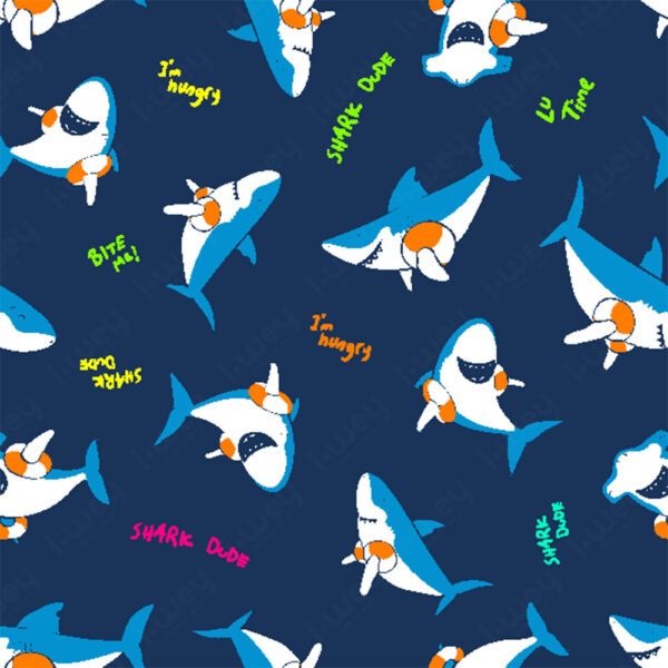 Estampado Funny Sharky