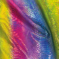 Licra Holograma Snake Rainbow