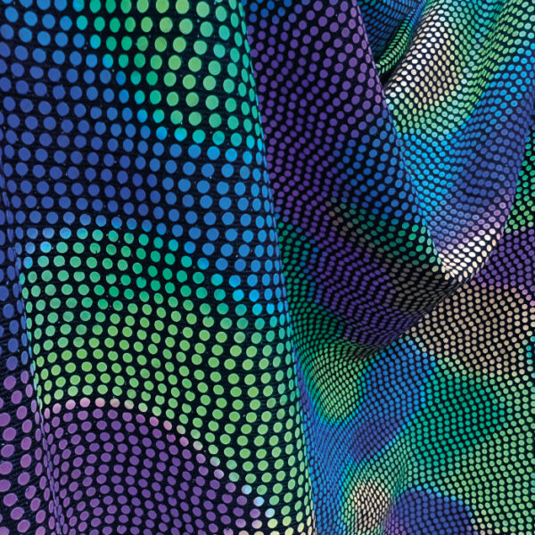 Licra Holograma Supercolor Dots