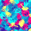 Estampado Splash Fluo