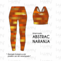 Estampado Abstrac Naranja