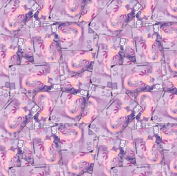 Estampado Axolotl