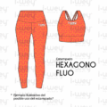 Estampado Hexagono Fluo