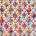Estampado Ojo de Dios blanco