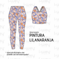 Estampado Pintura Lilanaranja