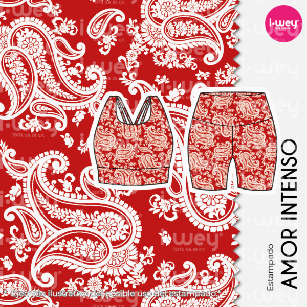 Estampado Amor intenso
