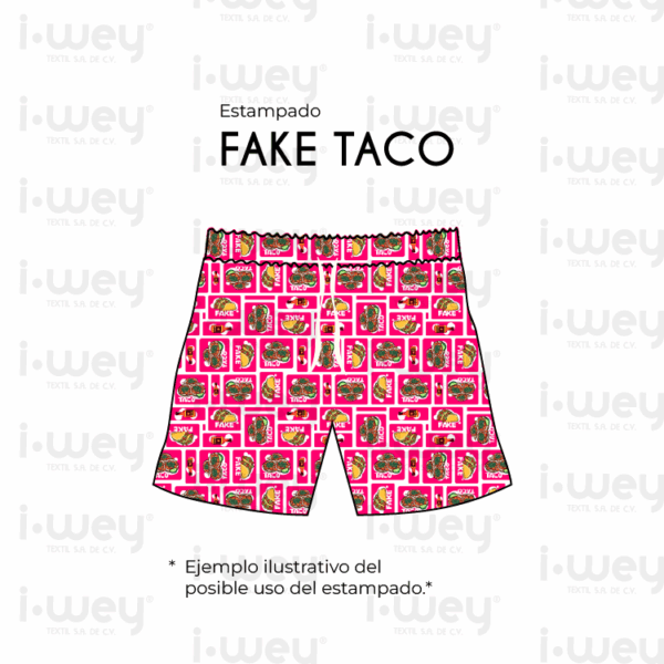 Estampado Fake taco
