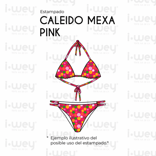 Estampado Caleido Mexa pink