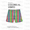 Estampado Colores al viento