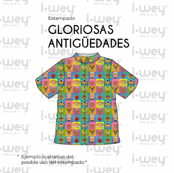 Estampado Gloriosas antigüedades