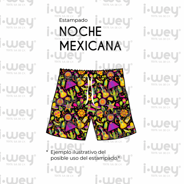 Estampado Noche Mexicana