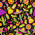 Estampado Noche Mexicana