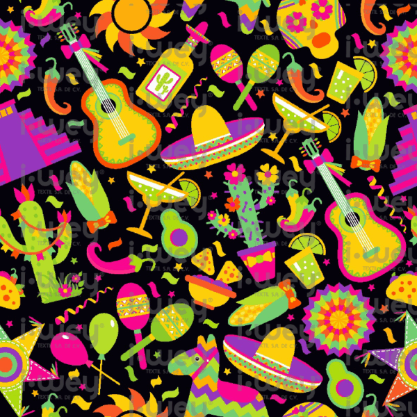 Estampado Noche Mexicana