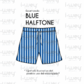 Estampado Blue Halftone
