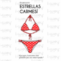Estampado Estrellas Carmesí