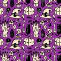 Estampado Magia Púrpura