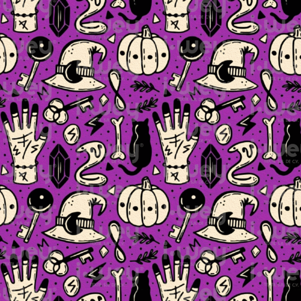 Estampado Magia Púrpura