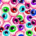 Estampado Ojos locos