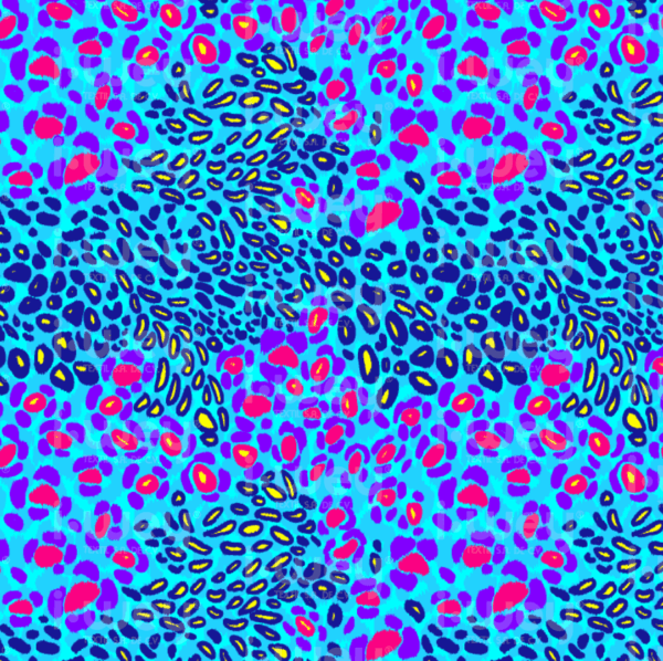 Estampado Blue Leppard