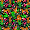 Estampado Jardín exótico