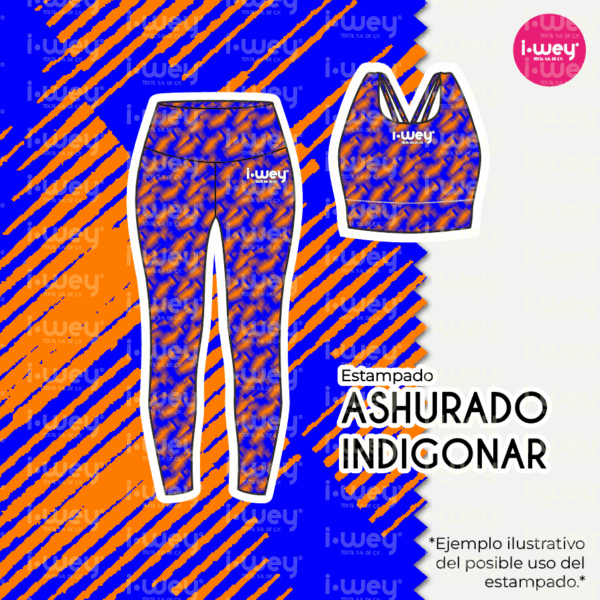 Estampado Ashurado Indigonar