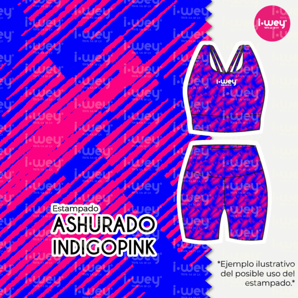 Estampado Ashurado Indigopink