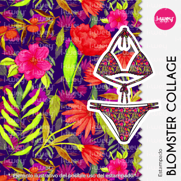 Estampado Blomster collage