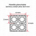 Planilla planchable 4x4 Oro
