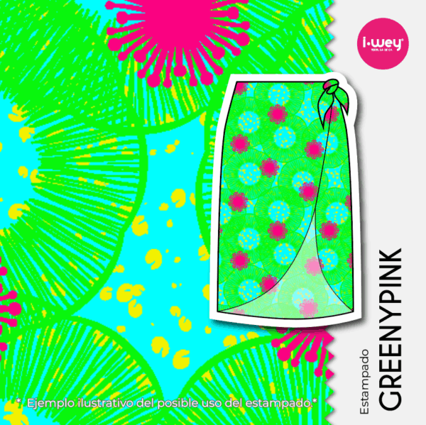 Estampado Greenypink