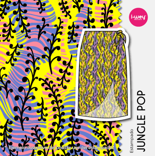 Estampado Jungle pop