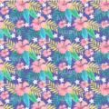 Estampado Alpinia lila