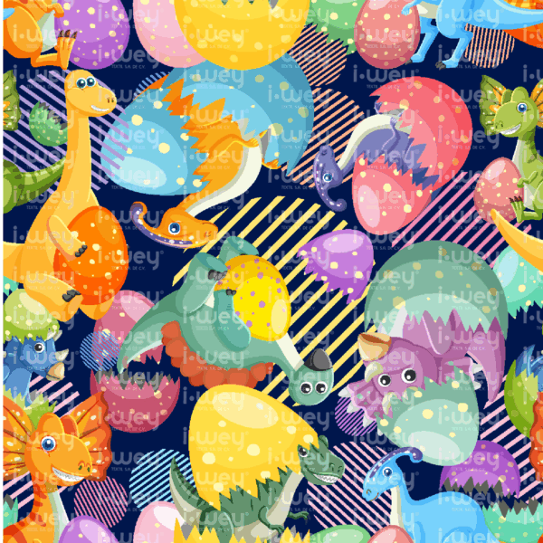 Estampado Dinos bebés