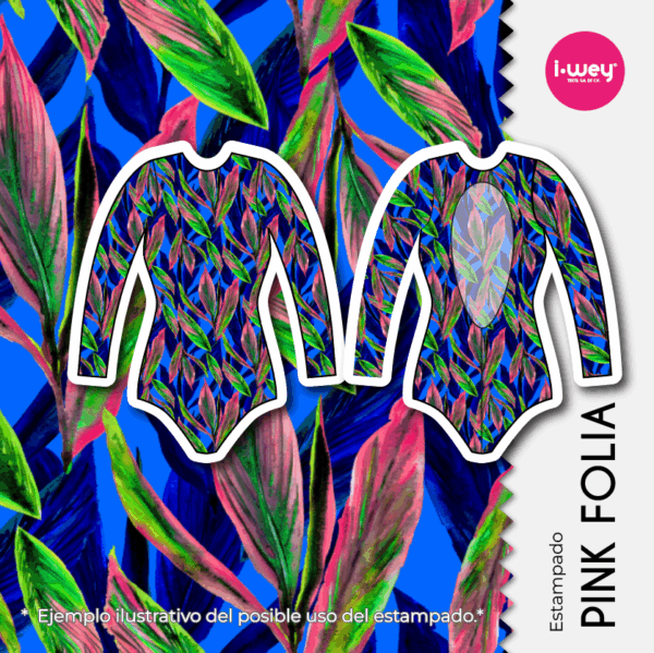 Estampado Pink folia