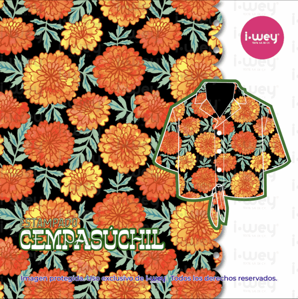 Estampado Cempasúchil