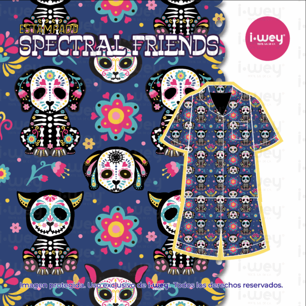 Estampado Spectral Friends